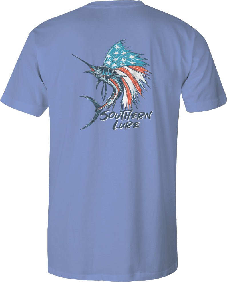 Youth Short Sleeve Tee - USA Sailfish - Dusk