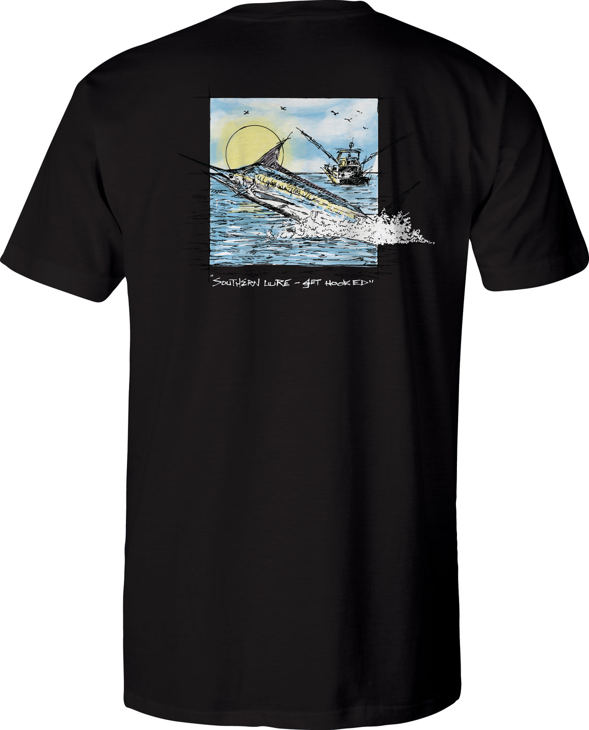 Toddler Short Sleeve Tee - Watercolors - Black Wash