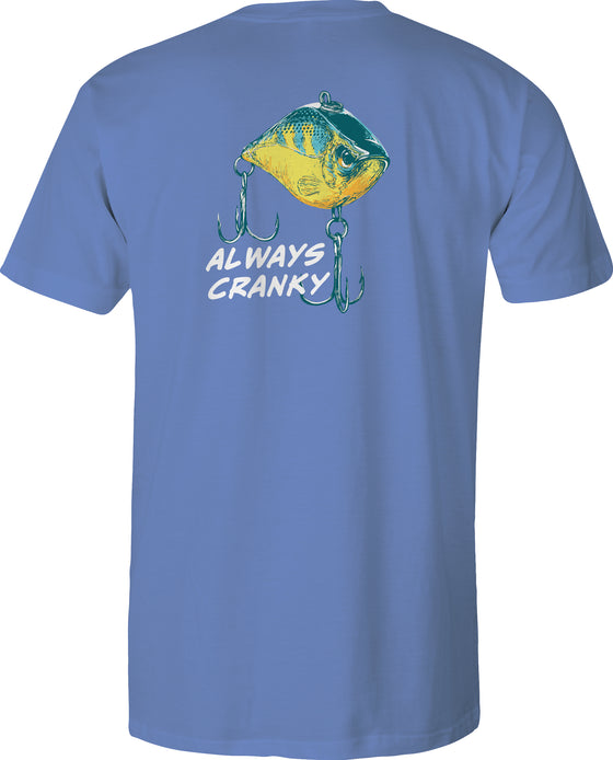 Adult Short Sleeve Tee Always Cranky -Dusk