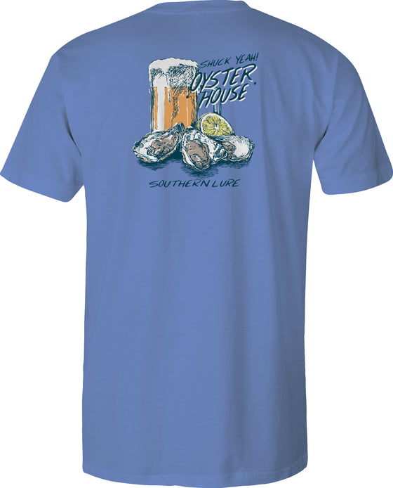 Adult Short Sleeve Cotton Tee Oyster House - Dusk
