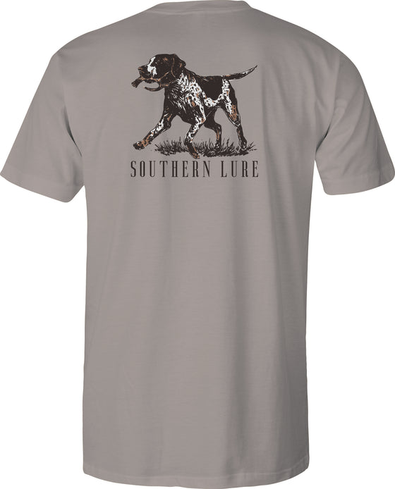 Adult Short Sleeve Tee - Pointer Runner - Granite