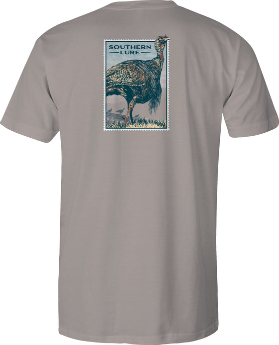 Toddler Short Sleeve Tee - Turkey Trot - Granite