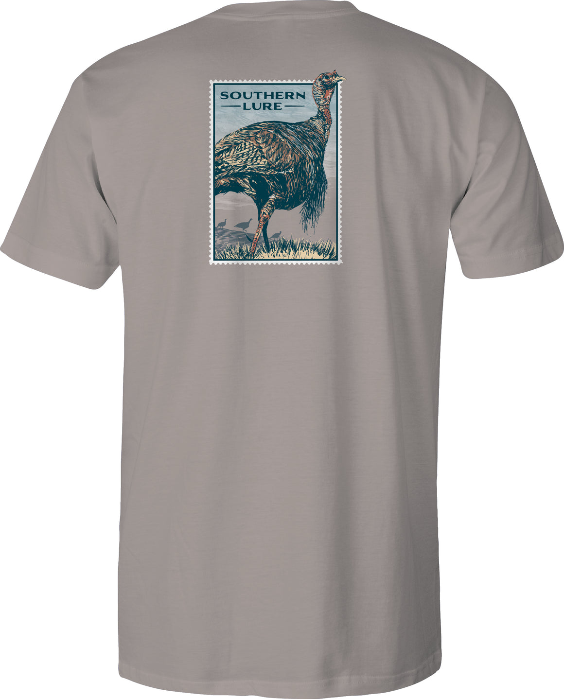 Toddler Short Sleeve Tee - Turkey Trot - Granite