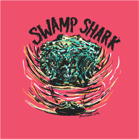 Youth - SS Tee - Swamp Shark - Coral
