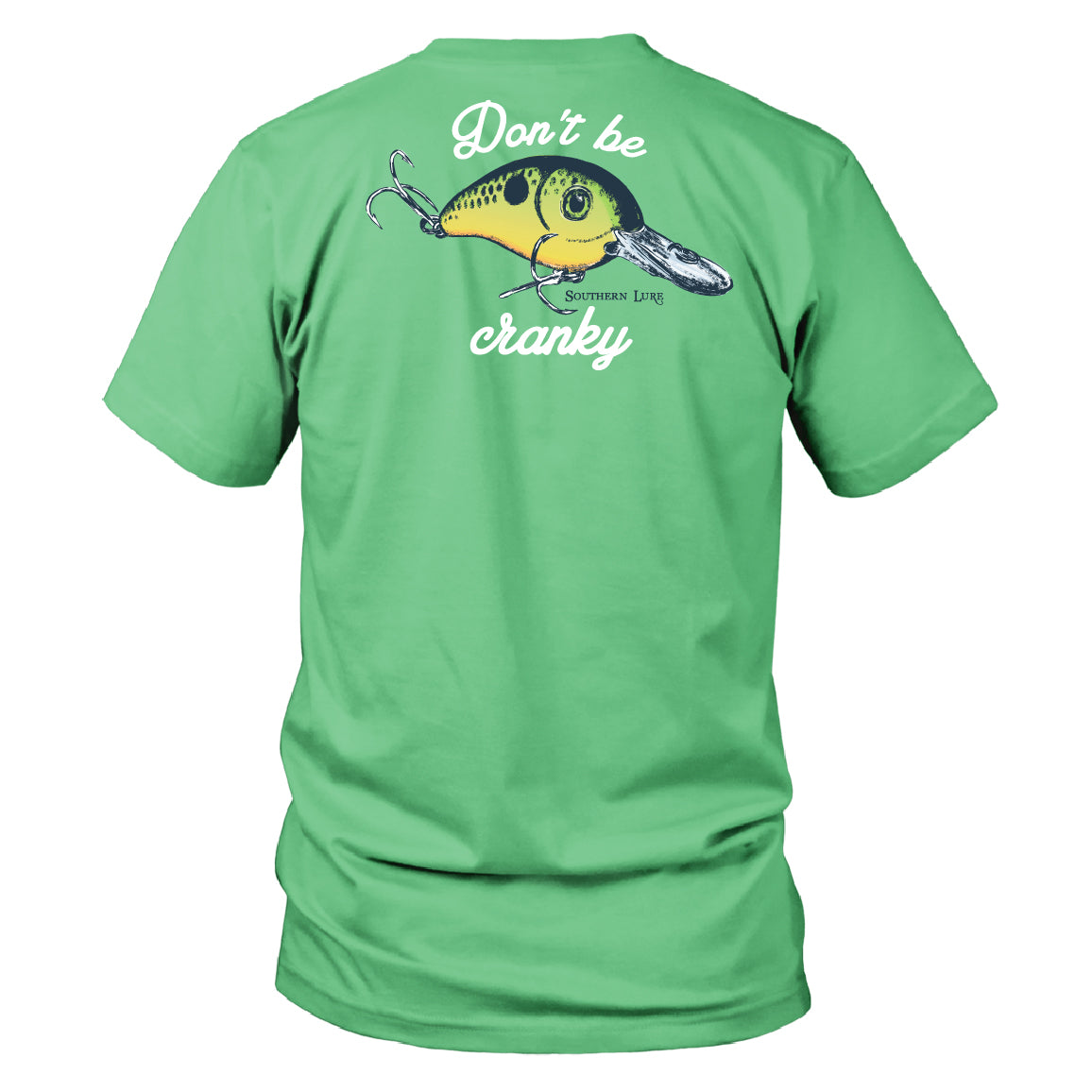 Short Sleeve Cotton Tee - Cranky 3 - Mint