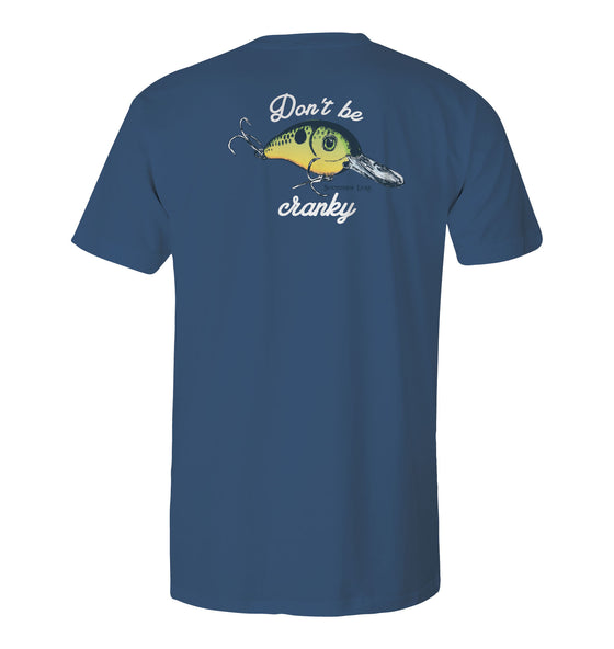 Toddler Short Sleeve Tee Shirt - Cranky 3 - Slate