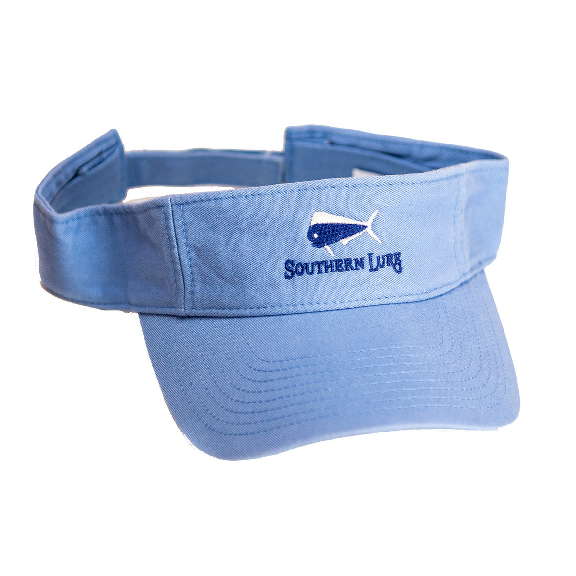 Light Blue Pro Style Cotton Twill Washed Visor
