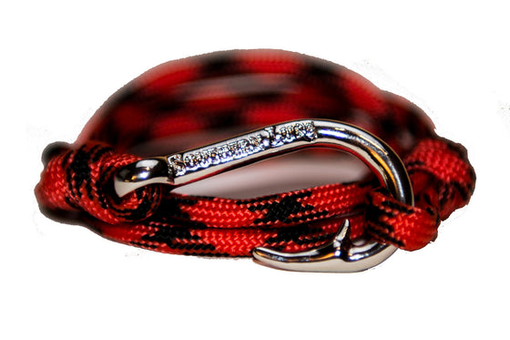 Red & Black Rope Bracelet