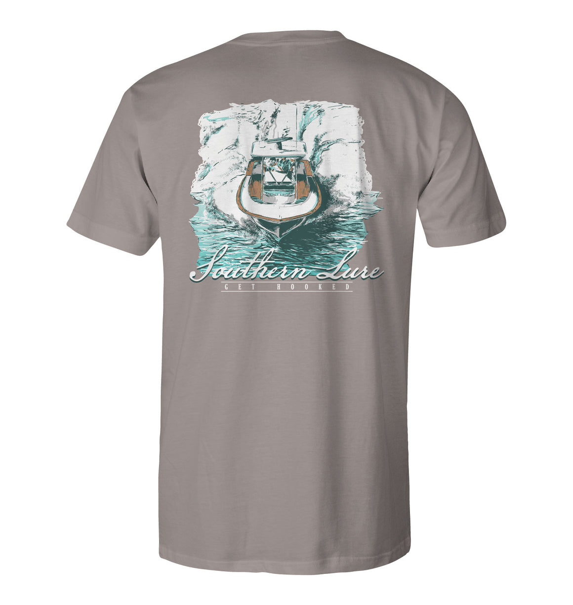 Toddler - SS Tee - Deep Sea Boat - Granite