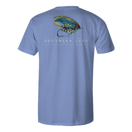 Toddler Short Sleeve CottonTee - Fly Lure - Dusk