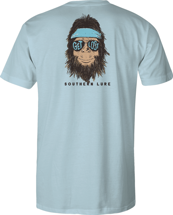 Toddler Short Sleeve Tee Get Lost - Sky Blue
