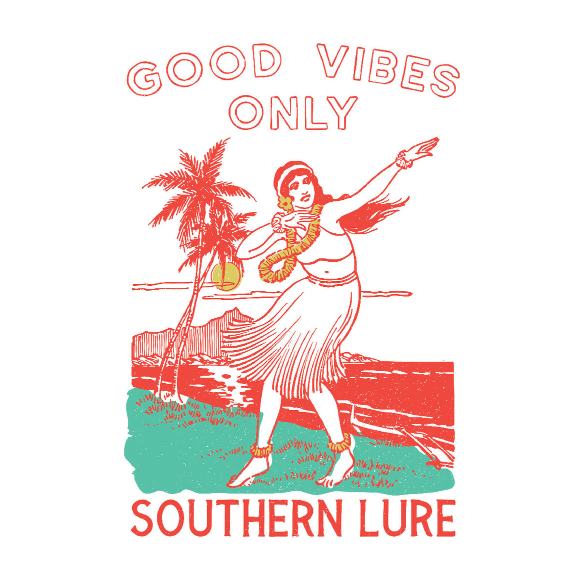 Short Sleeve Tee Good Vibes - White