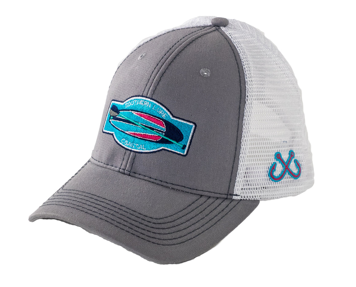 Youth - Trucker Hat - Paddleboard - Grey/White
