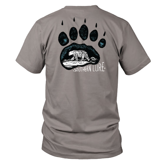 Youth & Toddler - Short Sleeve Tee - Bear Paw - Granite
