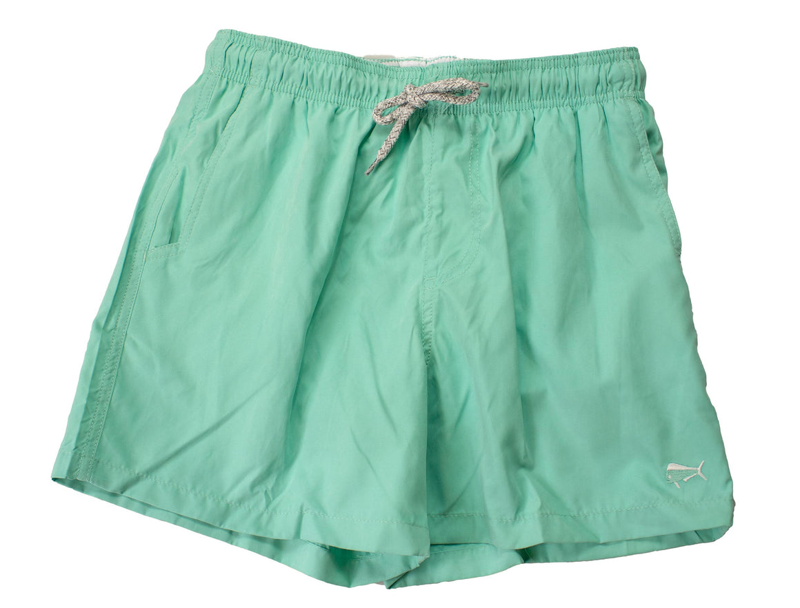 Boy's Youth & Toddler Swim -  Solid - Seafoam