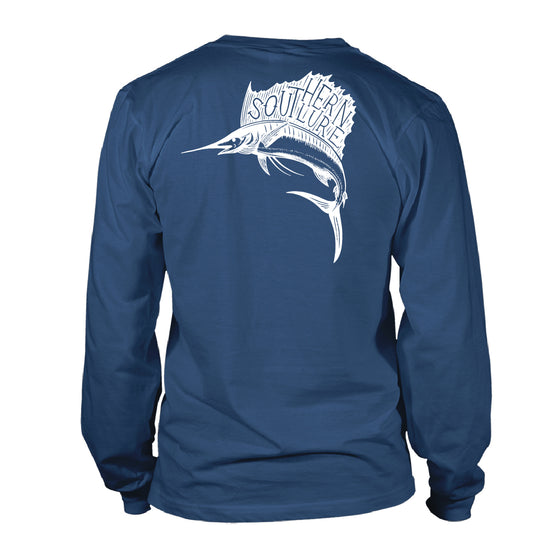 Men's Long Sleeve UV50 Performance Sailfish - Slate