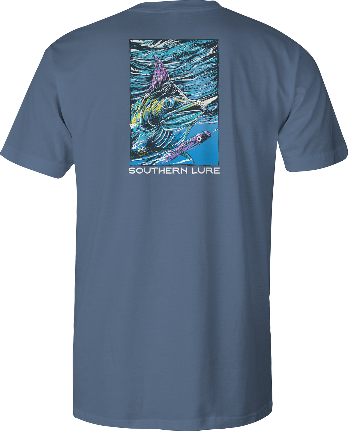 Youth & Toddler Short Sleeve Tee Sailfish Chaser - Slate