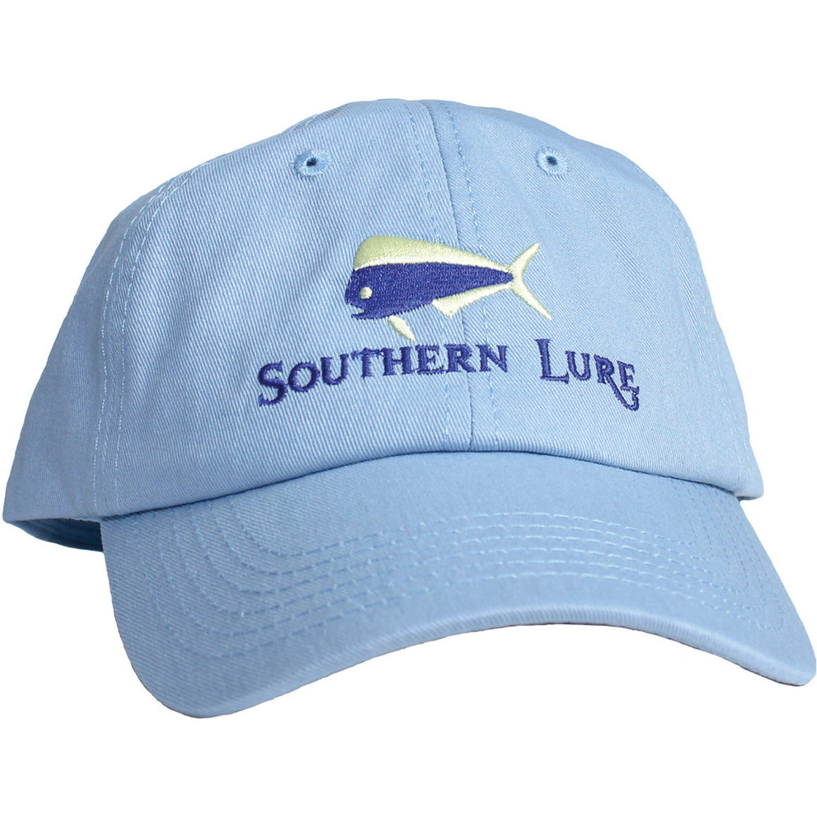 Sky Blue Unstructured Hat