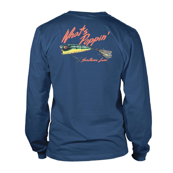 Men's Long Sleeve UV50 Performance What's Poppin - Slate