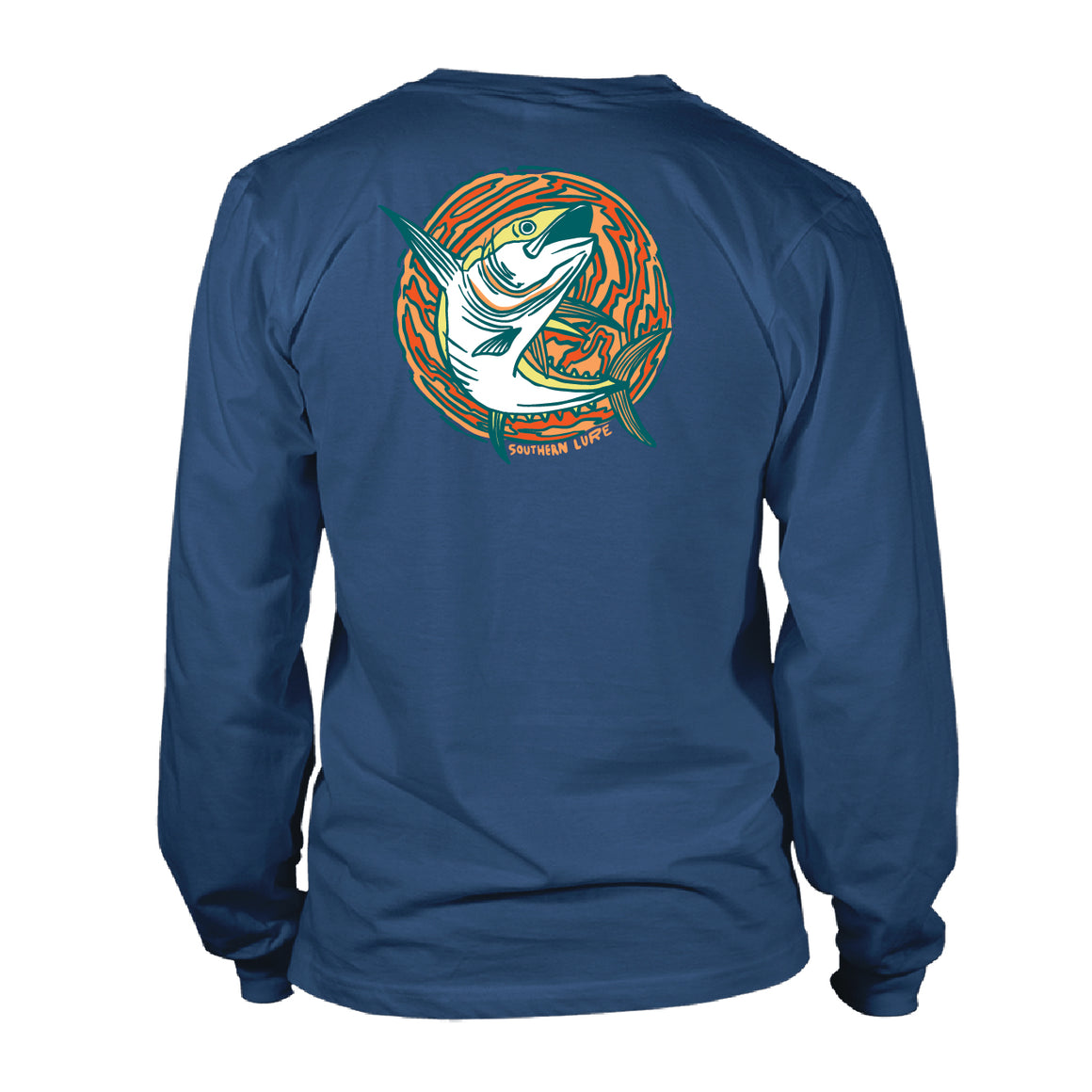 Youth & Toddler Long Sleeve Cotton Tee Yellowfin - Slate