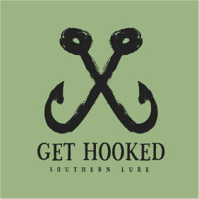 Youth SS Tee - Hooked - Bay w/Black Print