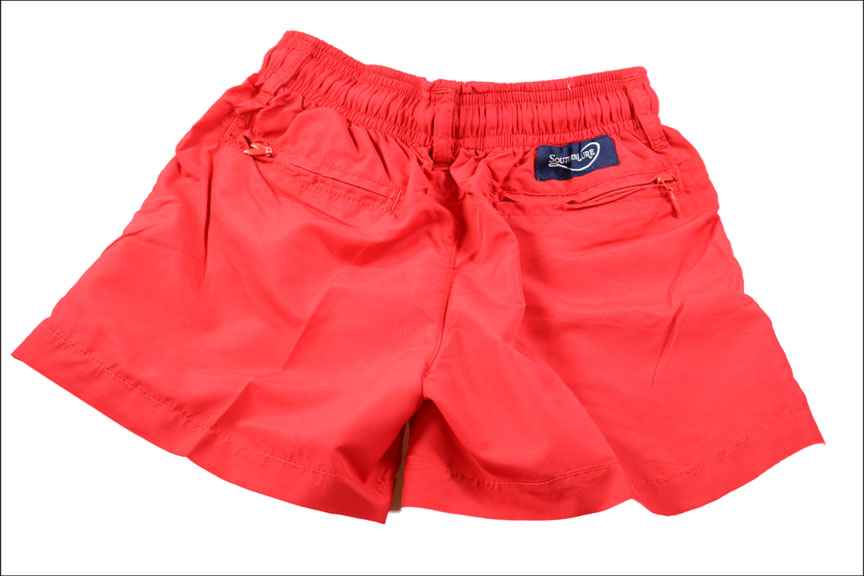 Boy's Youth and Toddler Swim Trunks - Red