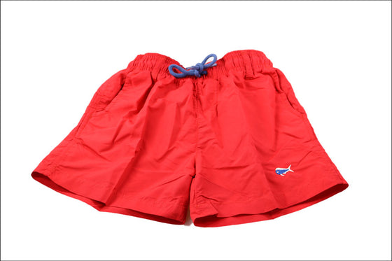 Boy's Youth and Toddler Swim Trunks - Red