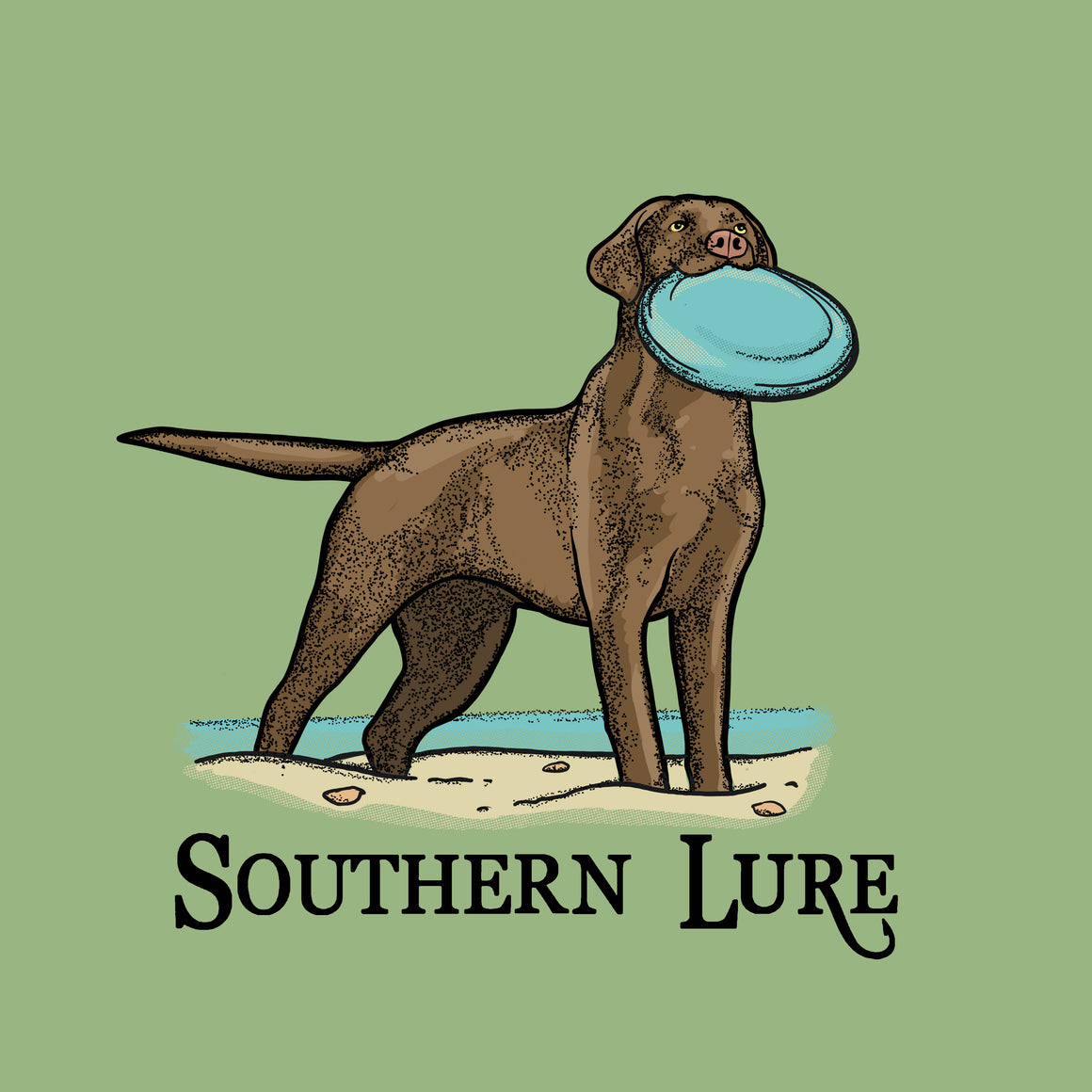 Youth SS Tee - Mallard Dog - Sea Bay