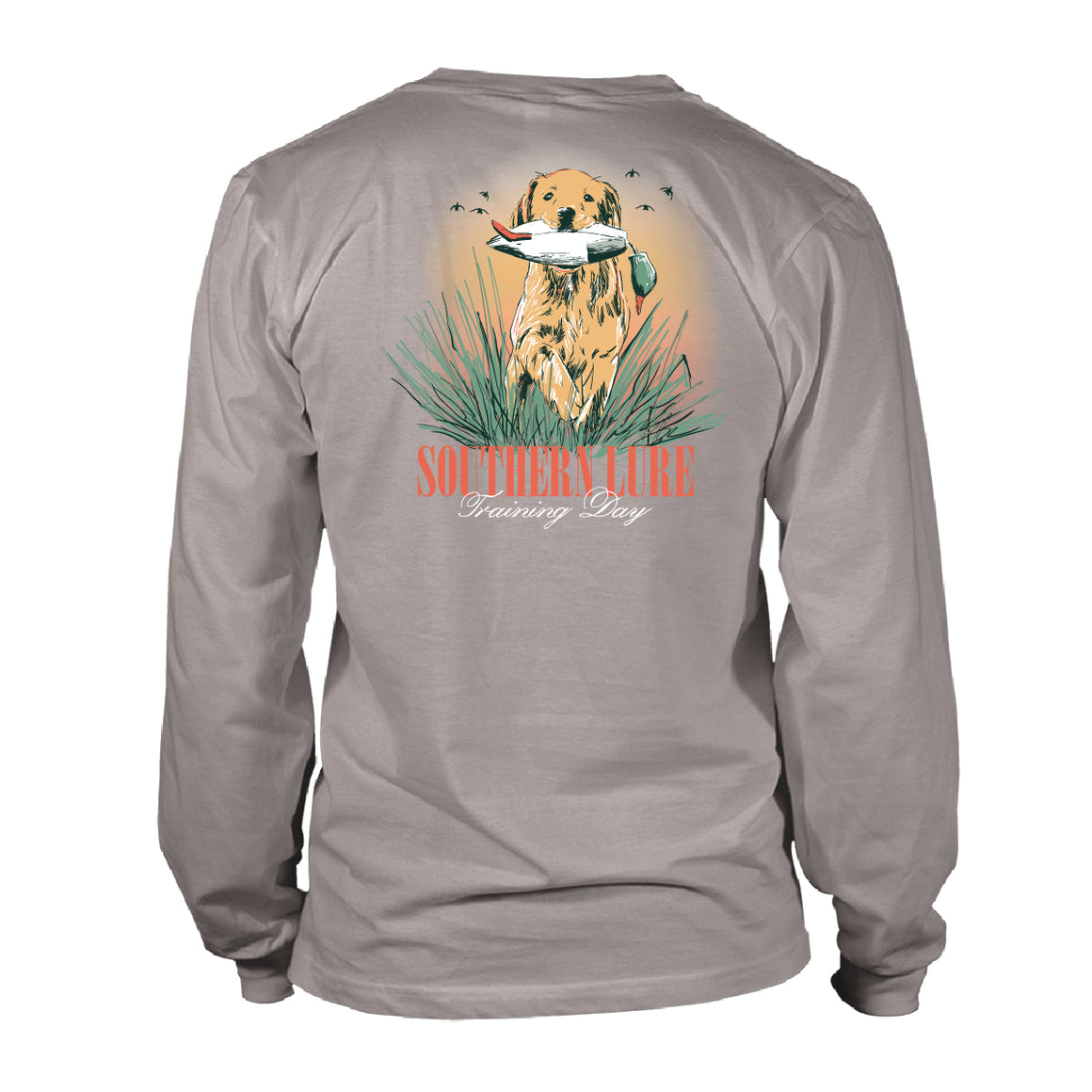 Toddler Long Sleeve Tee Training Day - Granite